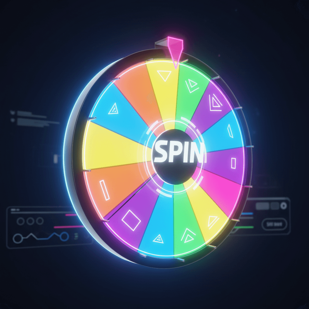 Spin wheel game widget preview